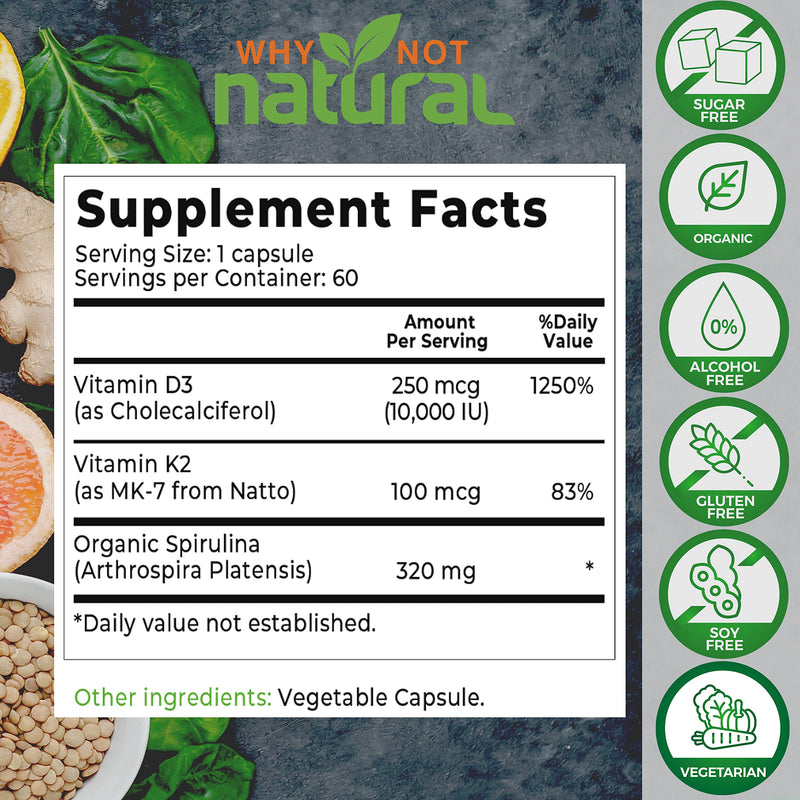Why Not Natural Magnesium L-Threonate Complex and Vitamin D3K2