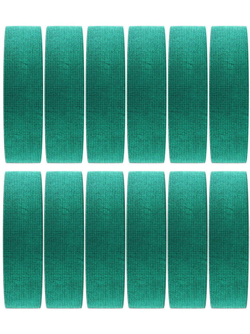 [Australia] - Guard-Tex® Green Finger Tape 1 inch - Self-Adhesive No Residue - 12 Rolls - 90ft Per Roll - 1080ft Total 