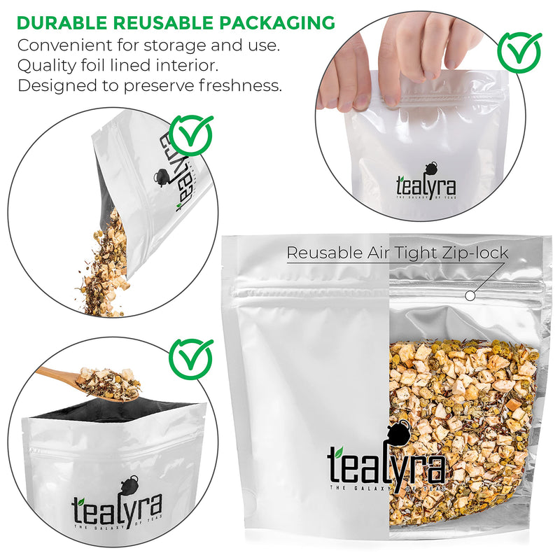 [Australia] - Tealyra - Sleepy Nights - Rooibos - Chamomile - Coconut - Valerian - Wellness Herbal Loose Tea - Relax and Calming Bed Time - 112g (4-ounce) 4-Ounce 
