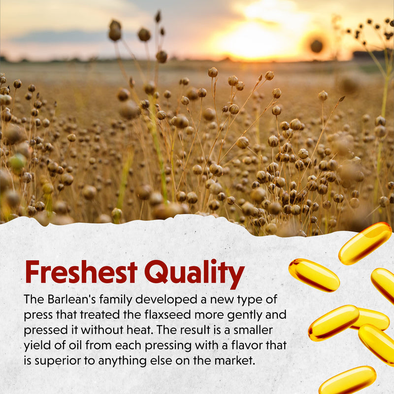 [Australia] - Barlean's Flaxseed Oil Softgels, Cold-Pressed Flax Seed Supplement with 1,650 mg ALA Omega-3 Fatty Acids for Joint & Heart Health, 1000mg, 250 ct 250 Count (Pack of 1) 