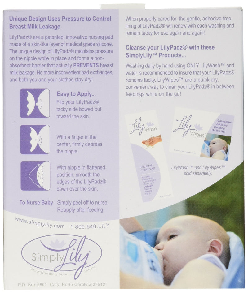 [Australia] - LilyPadz® Reusable Silicone Nursing Pads Double Pair Regular Size 