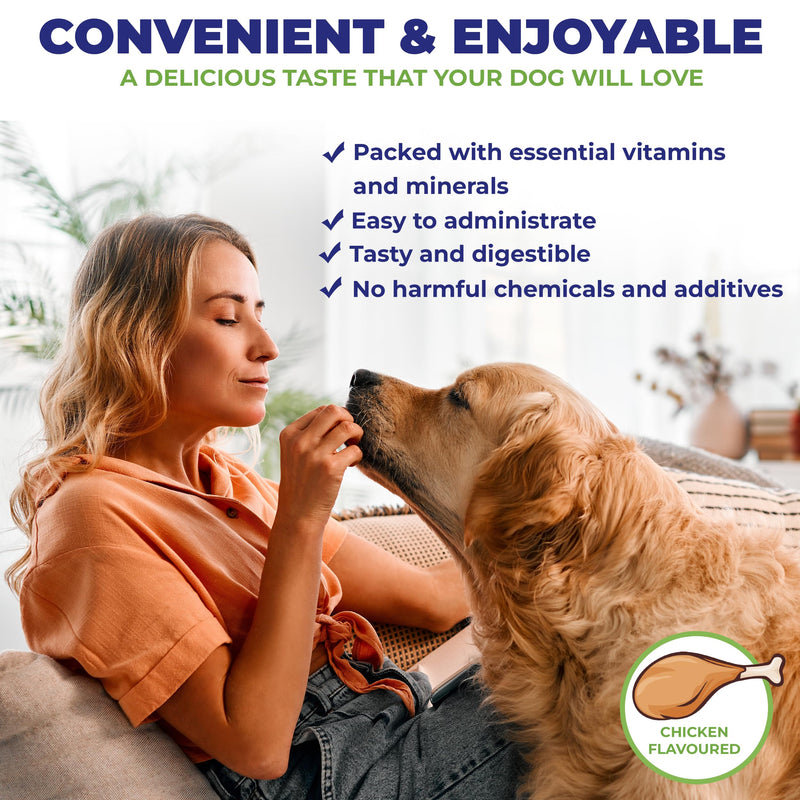 Dog Prenatal Vitamins - Supports Healthy Pregnancy, Puppy Development & Lactation - Rich in Folic Acid, Iron & Calcium - Advanced Prenatal Supplement for Pregnant and Nursing Dogs - 90 Soft Chews | Supports Healthy Pregnancy, Puppy Development & Lactat...