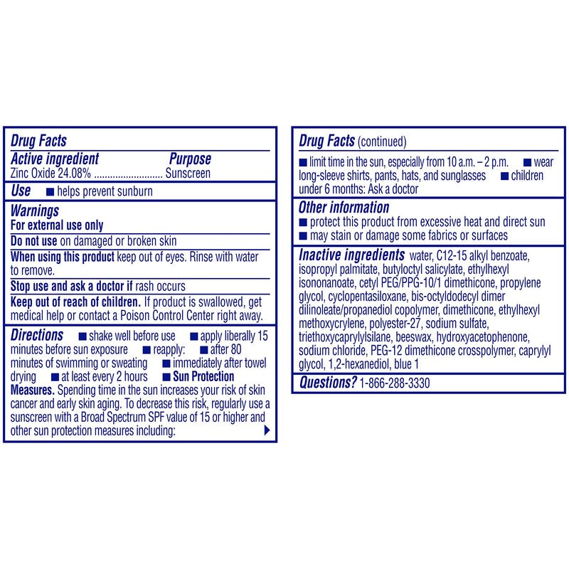 [Australia] - Coppertone Kids Roll On Sunscreen Lotion SPF 50, Kids Sunscreen with Blue Color, Tear Free Sunscreen with Zinc Oxide Sun Protection, 2.5 Fl Oz Tube 