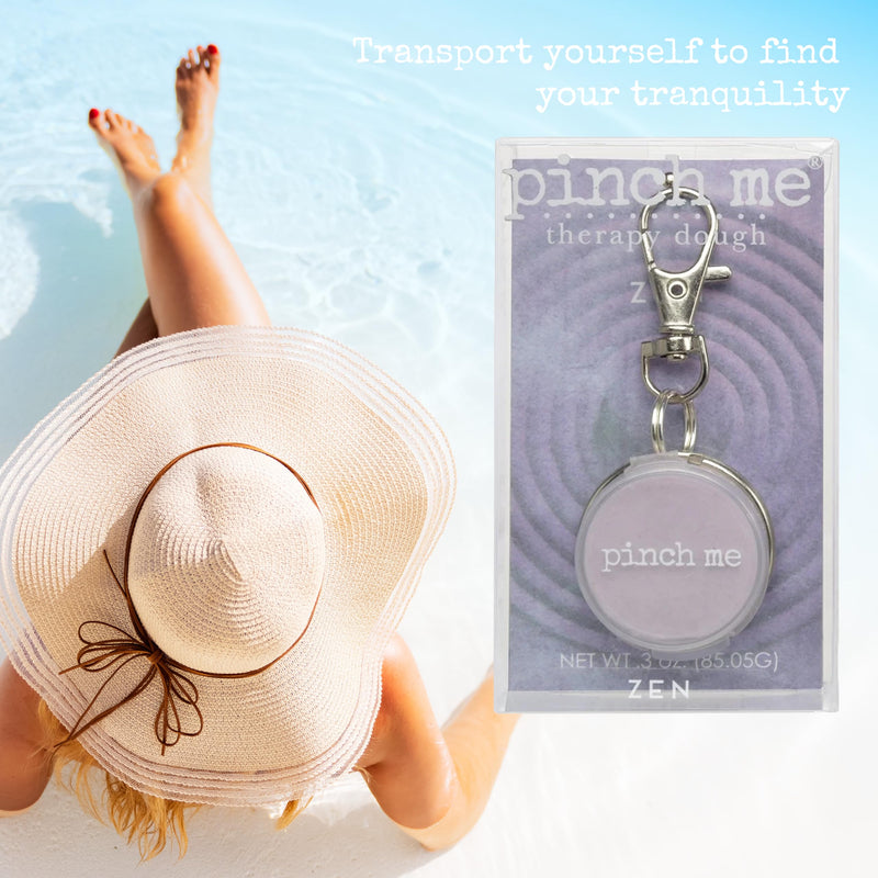 [Australia] - Pinch Me Therapy Dough Locket Combo - Holistic Aromatherapy Stress Relieving Putty – .3oz Clip-On Locket Scent + 3oz dough ZEN 