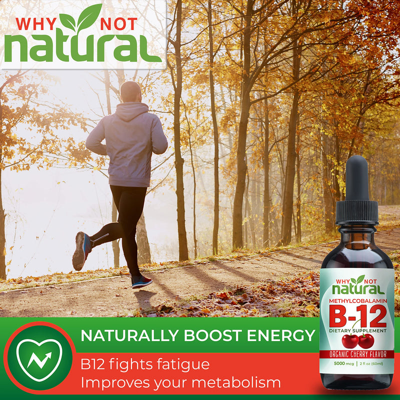 Why Not Natural B Complex and B12 Liquid Drops for Energy