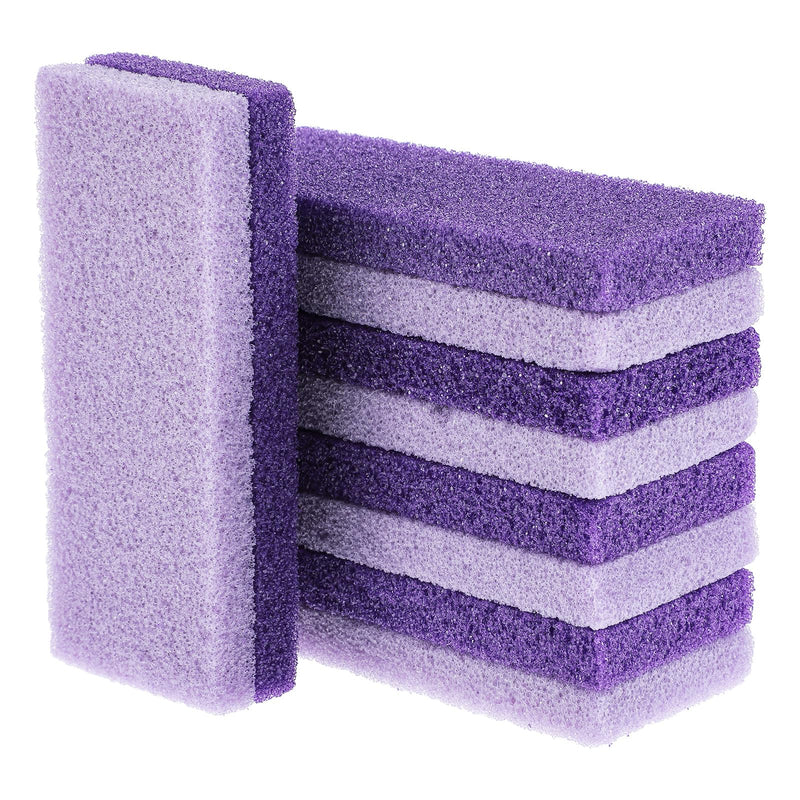 [Australia] - JJUNW Pack of 5 Pumice Stone for Foot Care, Double-Sided Pumice Stone Foot Care Callus Remover and Scrubber for Hard Skin on Feet and Body, Exfoliating and Smoothing the Skin (Purple) Purple 