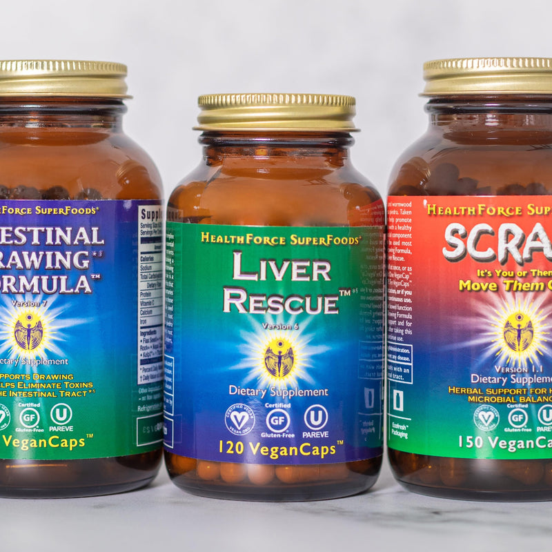 [Australia] - HealthForce SuperFoods Liver Rescue - Natural Liver Cleanse - Liver Health Formula with Milk Thistle & Dandelion Root - Gluten-Free & Vegan - 120 Capsules 120 Count (PACK of 1) 