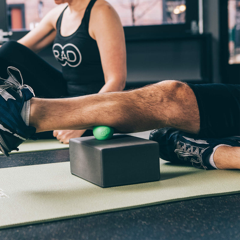 [Australia] - RAD Rounds Massage Balls in Green, Blue and Black - Silicone Manual Massage Balls for Jaw, Plantar Fasciitis and Myofascial Release 