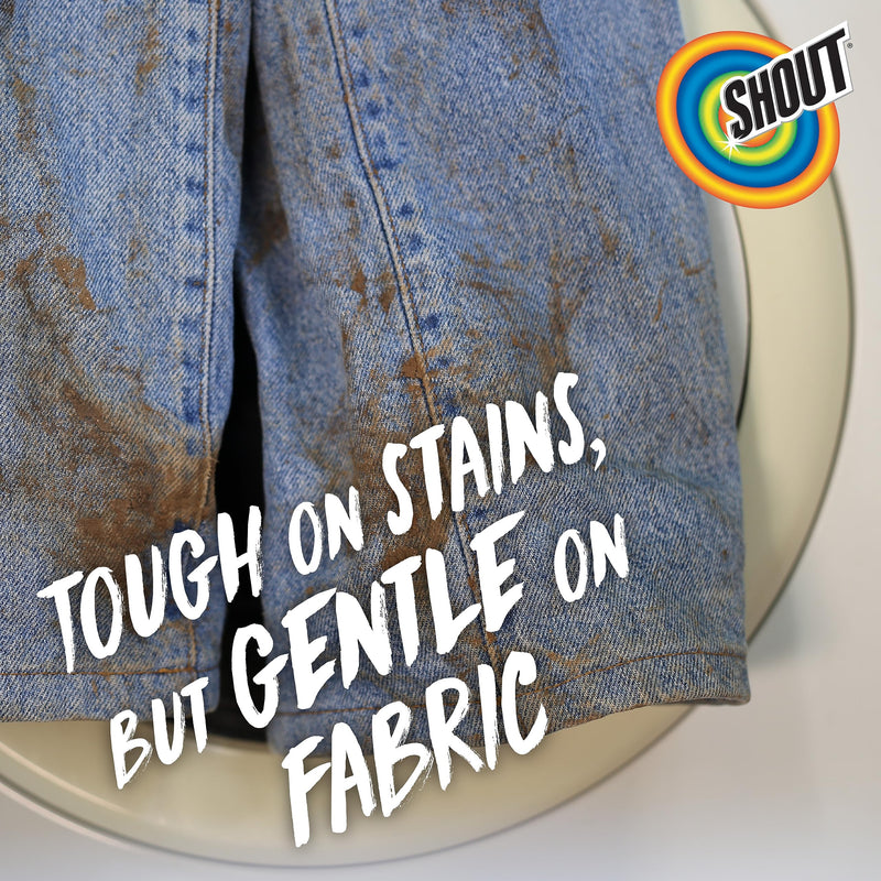 [Australia] - Shout Advanced Stain Remover Brush, Ultra Concentrated Gel with Built-In Scrubber Brush for Deep Set-In Stains, 8.7Oz 
