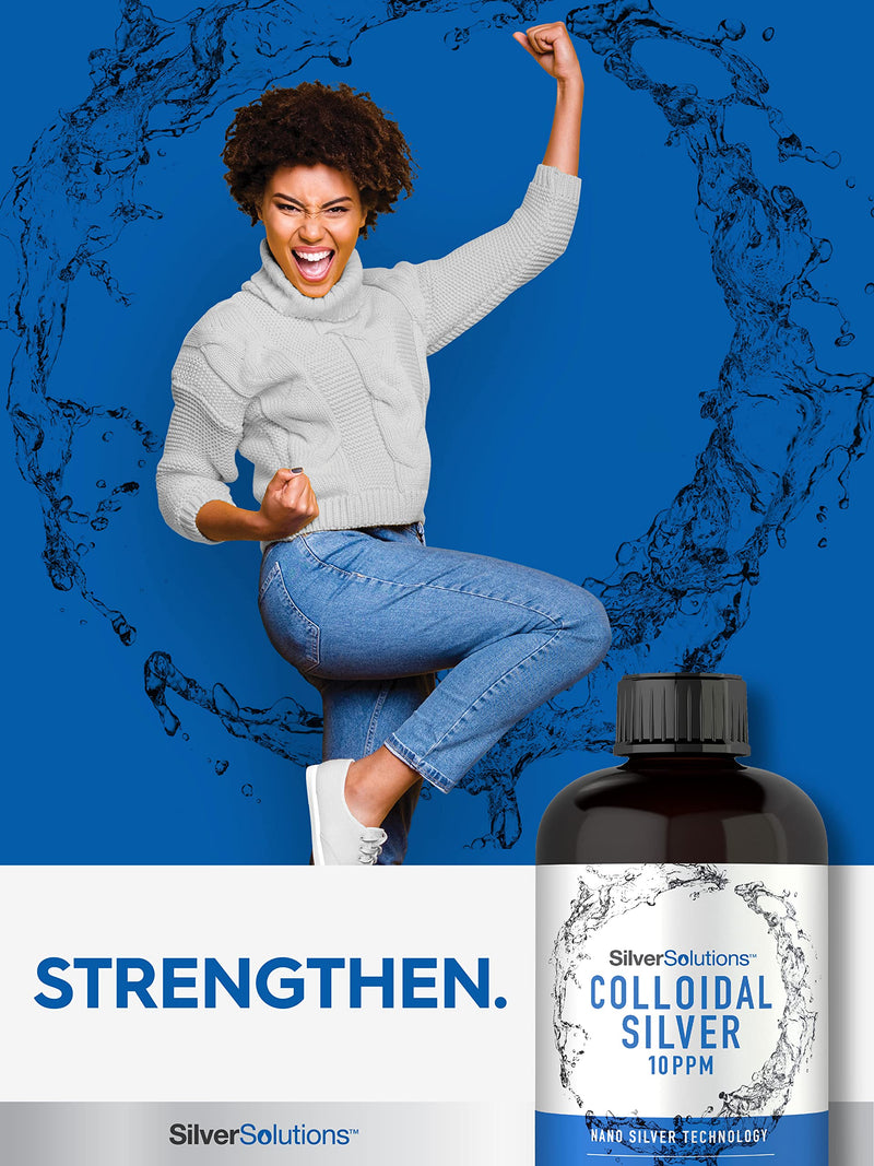 [Australia] - Carlyle Colloidal Silver | 10 PPM | 8 oz (236 mL) | Nano Silver Technology | Vegetarian, Non-GMO, & Gluten Free Supplement | Silver Solutions Unflavored 8 Fl Oz (Pack of 1) 