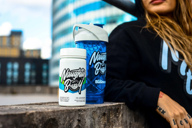 NaughtyBoy Multi - 60 Capsules, 22-in-1 Daily Multivitamin Supplement, 100% NRV of Essential Vitamins & Minerals, Immune, Energy & Wellness Support
