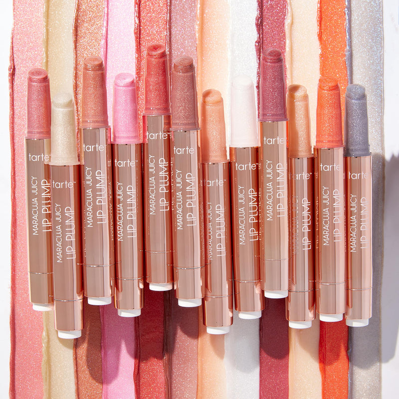 [Australia] - tarte maracuja juicy shimmer glass lip plump – Hydrating & Volumizing Lip Gloss Balm with Hyaluronic Acid & Vitamin E, Plumps & Moisturizes, Vegan & Cruelty-Free berry 