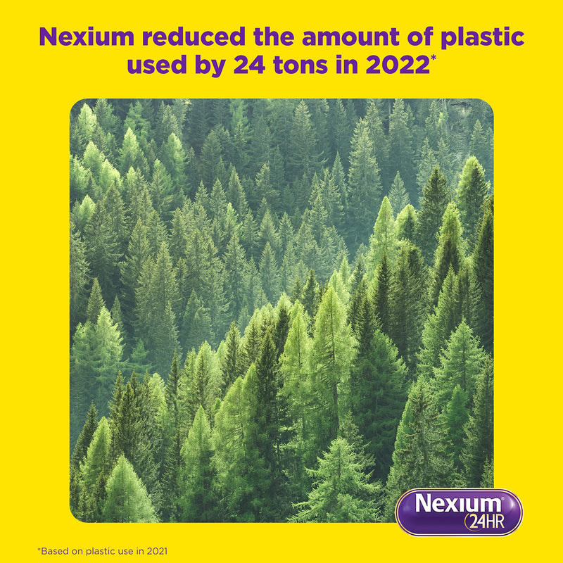 [Australia] - Nexium 24HR Acid Reducer Heartburn Relief Capsules for All-Day and All-Night Protection from Frequent Heartburn, Heartburn Medicine with Esomeprazole Magnesium - 42 Count 