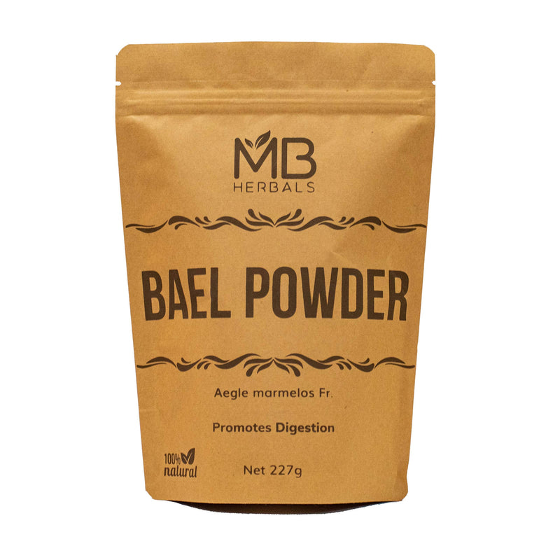 [Australia] - MB Herbals Bael Powder 8 oz (227 Gram / 0.5 LB) | Bael Fruit Powder | Promotes Digestion 