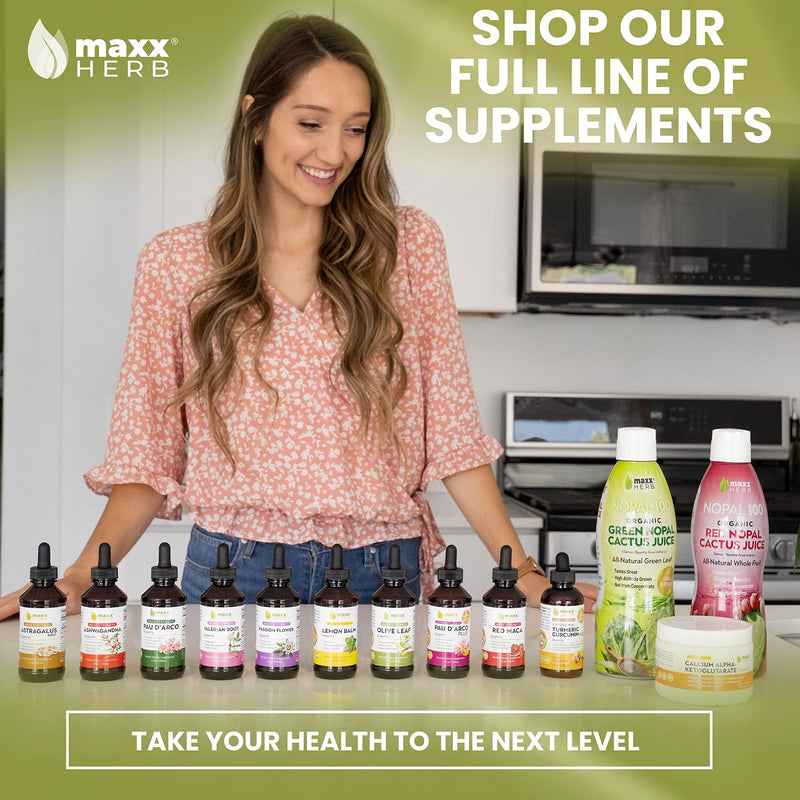 [Australia] - Maxx Herb Olive Leaf Extract – Max Strength Oleuropein Liquid Absorbs Better Than Capsules or Tea, for Immune Support, Heart Health, and Seasonal Wellness - 4 Oz Bottle (60 Servings) 4 Fl Oz (Pack of 1) 