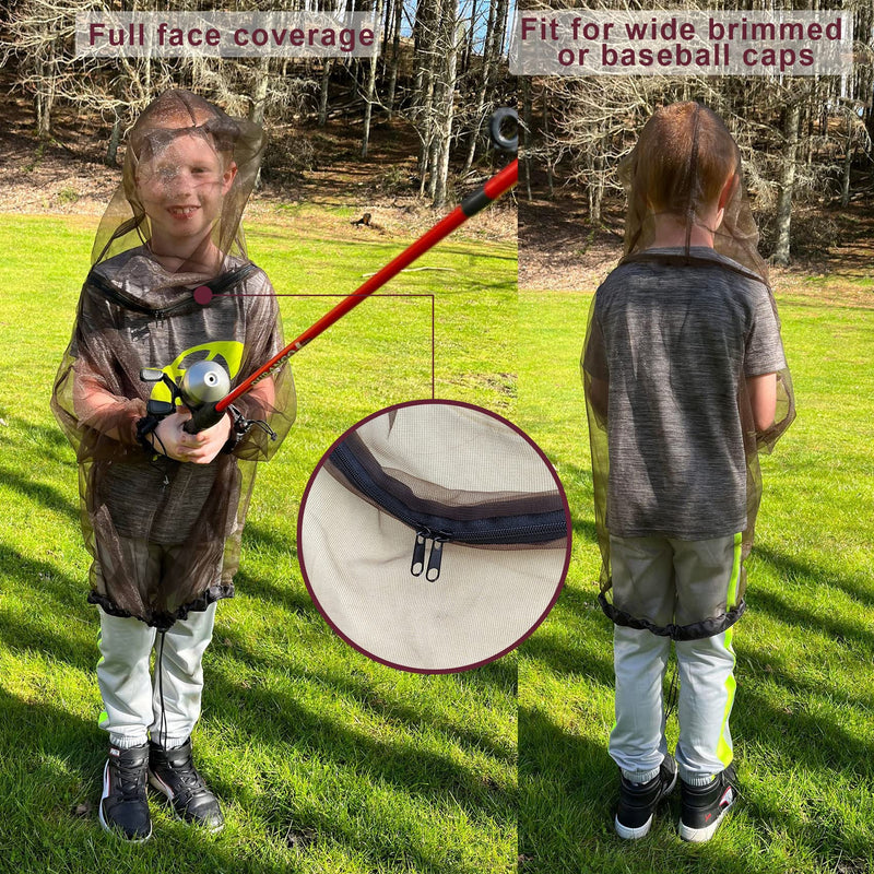[Australia] - Aventik No-See-Um Mesh Youth Mosquito Jacket, Youth Mosquito Pants M&L Super Light, Keep Safe Cool, UV Protection Medium-Large 