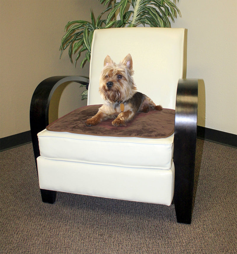 [Australia] - RMS Washable & Reusable Incontinence Chair Pad, Seat Protector & Bed Pad (Brown) Brown 