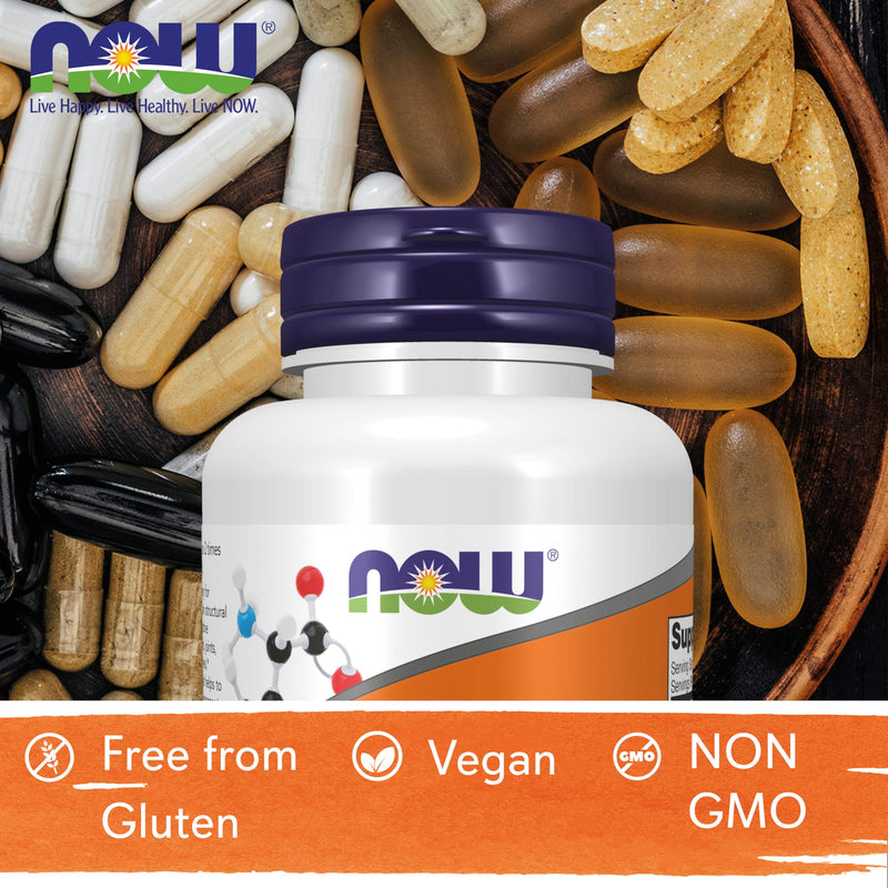 Now Foods, L-Proline, 500mg, 120 Vegan Capsules, Amino Acid, Gluten Free, Vegetarian, Soy Free, Non GMO Unflavoured 120 count (Pack of 1)