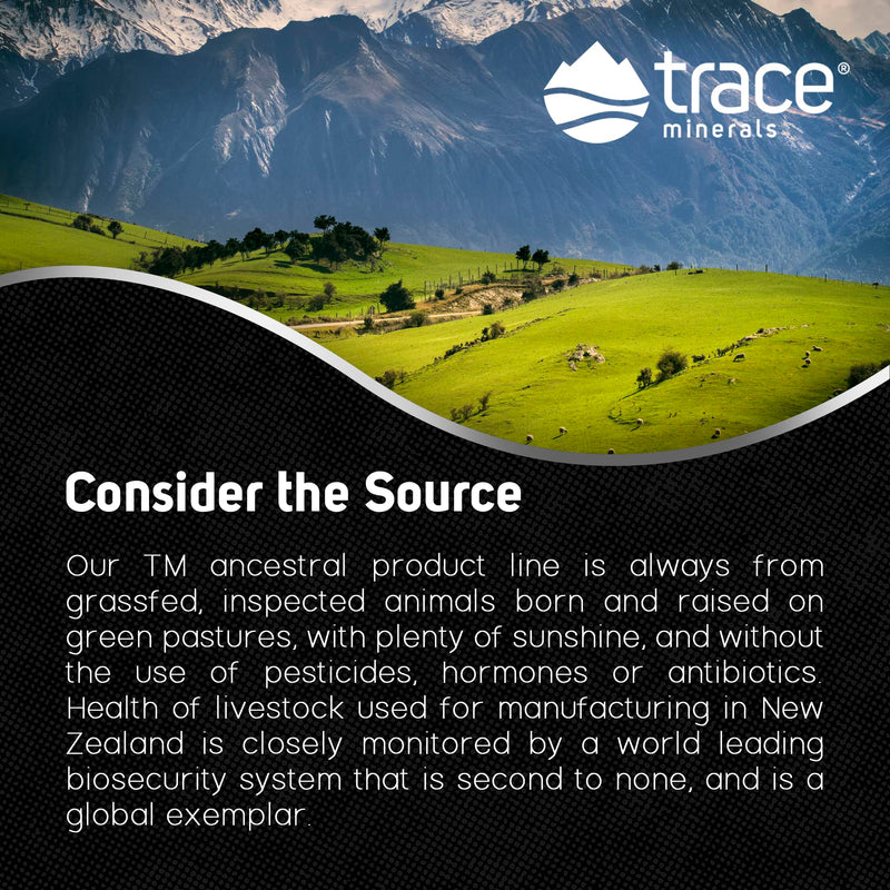 [Australia] - Trace Minerals | Ancestral Beef Liver Capsules (3000mg Bovine Liver) | Pasture Raised, Grass Fed & Finished | Paleo & Keto Friendly | 30 Servings | 180 Count 