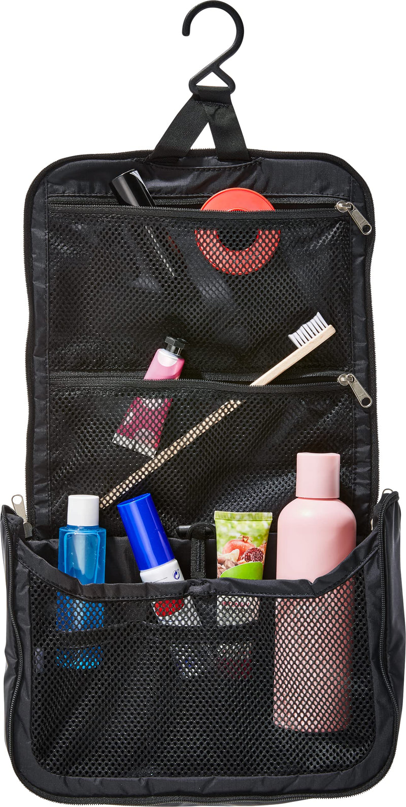 Deuter Wash Center Lite II - Lightweight Hanging Toiletry Bag for Trekking and Travel 3L Black