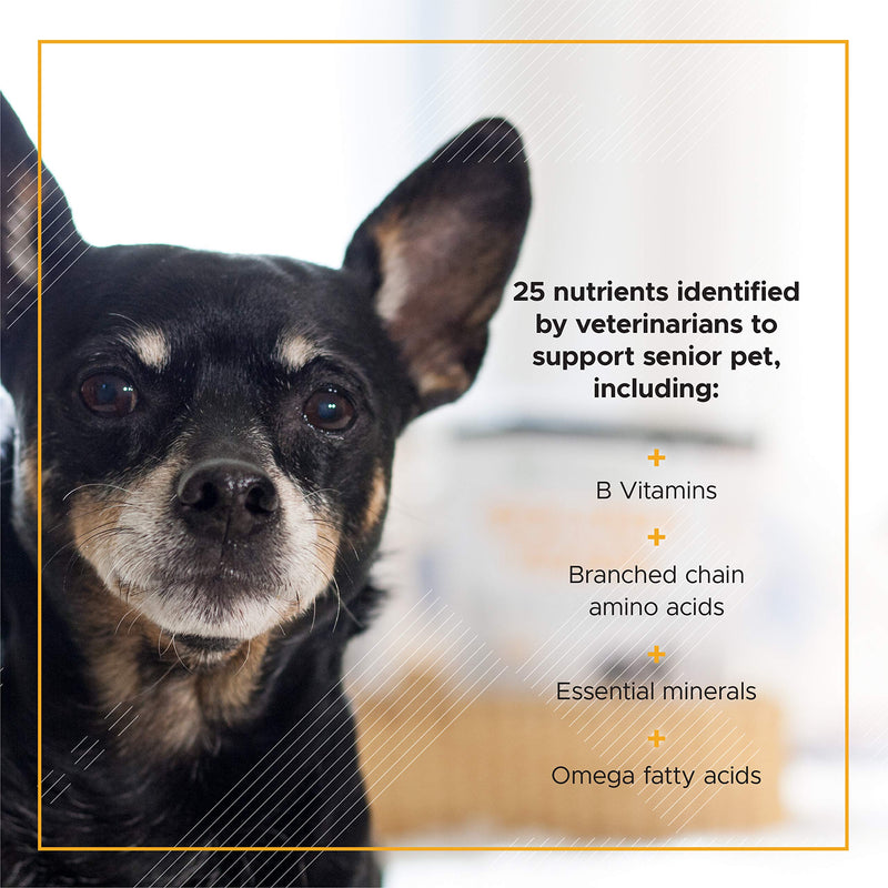 VetriScience Golden Years Energize and Thrive Complete Daily Multivitamin with BCAAs for Senior Dogs, Chicken, 60 Chews - PawsPlanet Australia