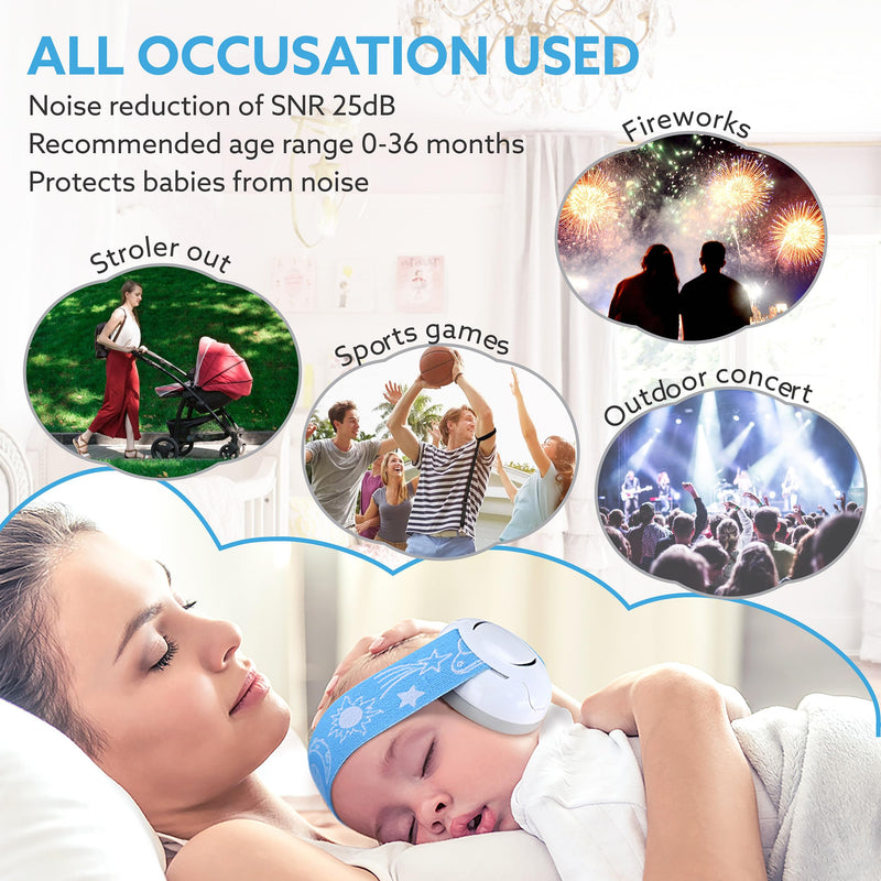 Baby Ear protection, Baby ear muffs noise protection, Baby noise cancelling headphones, Infant ear protection, Infant headphones noise cancelling for new born toddler & infant 0-36 months