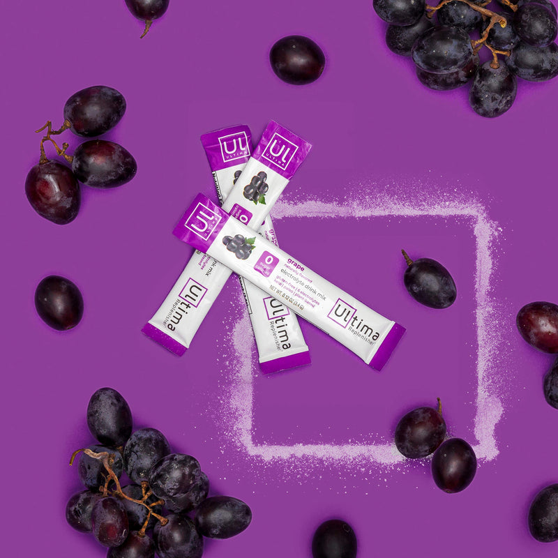 [Australia] - Ultima Replenisher Hydrating Electrolyte Powder, Grape, 20 Count Box, no Sugar, no Carbs, no Calories, Keto, Gluten-Free, Non-GMO, Vegan 