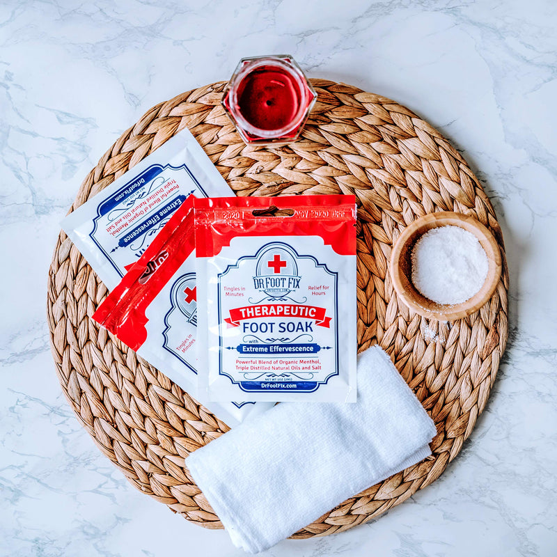 Therapeutic Foot Soak with All Natural Tea Tree, Peppermint & Birch Oil. Helps Soak Toenail Fungus, Athletes Foot & Stubborn Foot Odor - Soothes Feet - Tingles for Hours (4)
