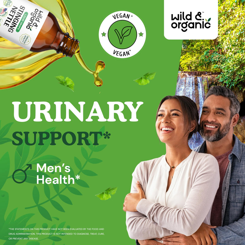 [Australia] - Stinging Nettle Root Tincture - Urinary Tract Support w/Organic Stinging Nettle Root - Vegan Stinging Nettle Root Extract for Antioxidant Support - Natural Stinging Nettle Alcohol Free Drops - 4 oz 4 Fl Oz (Pack of 1) 
