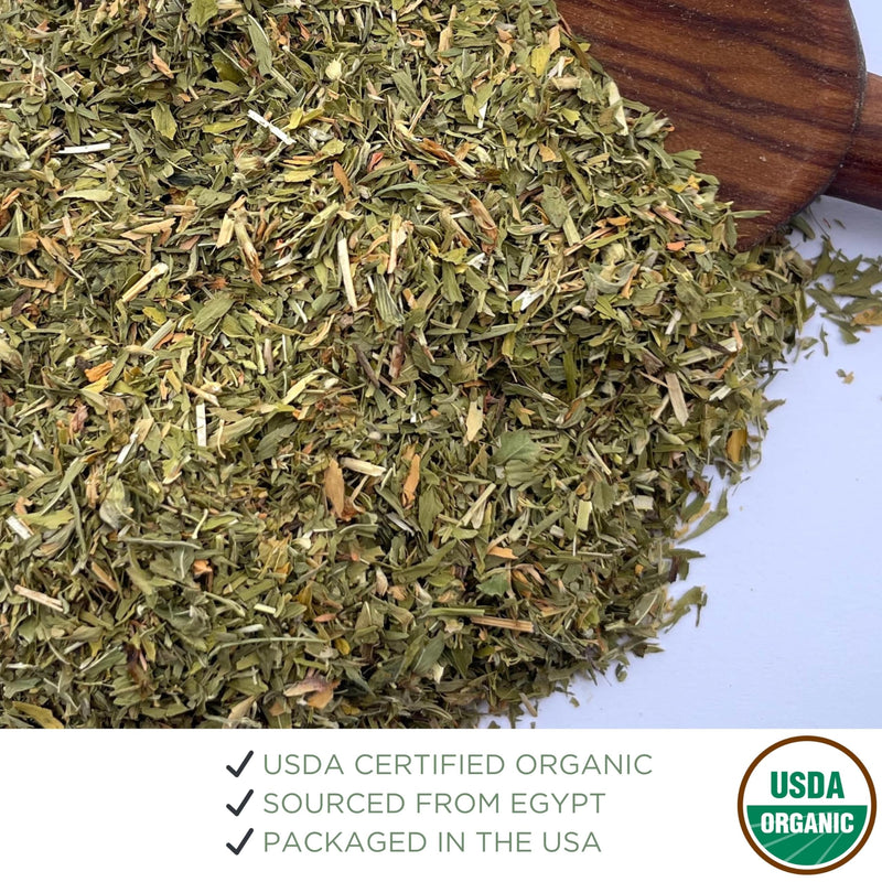 [Australia] - Organic Alfalfa Leaf 4 oz. (113g), USDA Certified Organic Alfalfa Leaf Herb Loose Leaf Tea, Medicago Sativa Herb, Alfalfa Tea Leaves, Cut & Sifted 