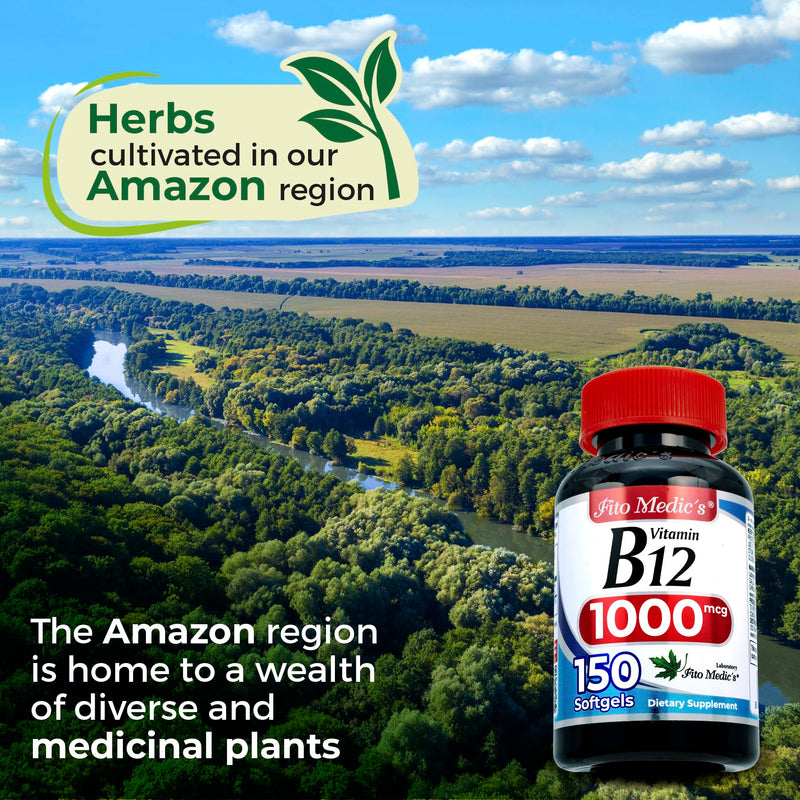 FITO MEDIC'S Lab | Vitamin b12 | b12 Vitamins | 150 Softgels.