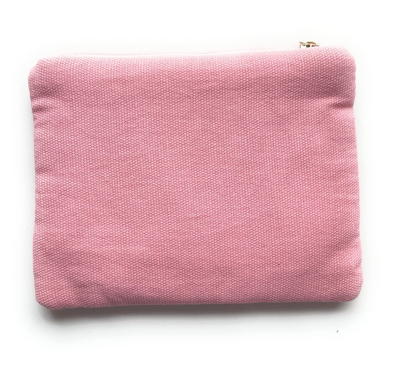 Twine and Love TACOS AND TEQUILA Large Beaded Pouch, Beaded Purse, Make Up Purse, Beaded Pouches, Birthday Best Friend Gift, Cosmetic Bag, Tacos and Tequila Beaded Pouch, Pink