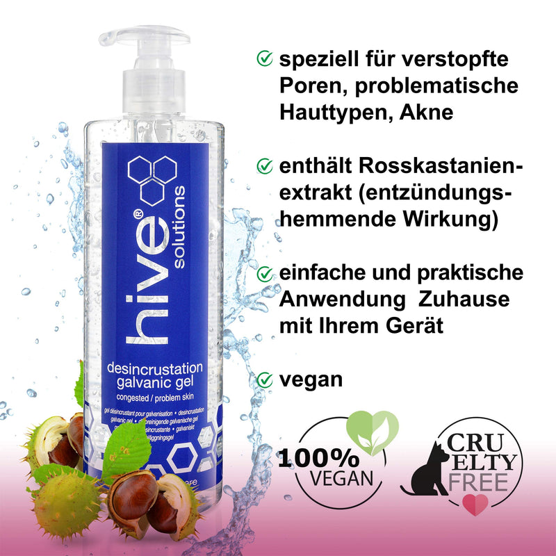 [Australia] - Hive Disincrustation Ultrasound Gel, Galvanic, Radio Frequency, Iontophoresis, Kosmetex RF Contact Gel, 500 ml 