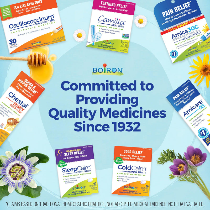 [Australia] - Boiron ThroatCalm Tablets for Pain Relief from Red, Dry, Scratchy, Sore Throats and Hoarseness - 60 Count 60 Count (Pack of 1) 