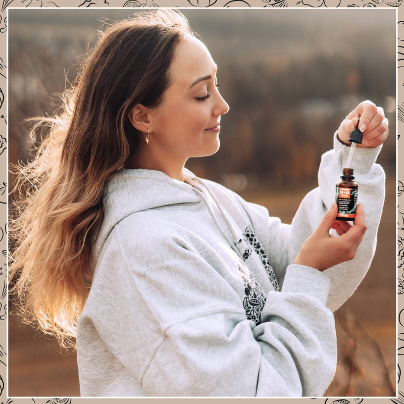 [Australia] - Vitamin D3 + K2 1000 drops vegan - 1000 IU vitamin D3 + 40 mcg K2 MK7 (Pharmaquinone®) - optimally high dosage - highest bioavailability - vegan vitamin D3 from lichen - laboratory tested - 30 ml Vit. D3 + K2 drops 30 ml (pack of 1) 