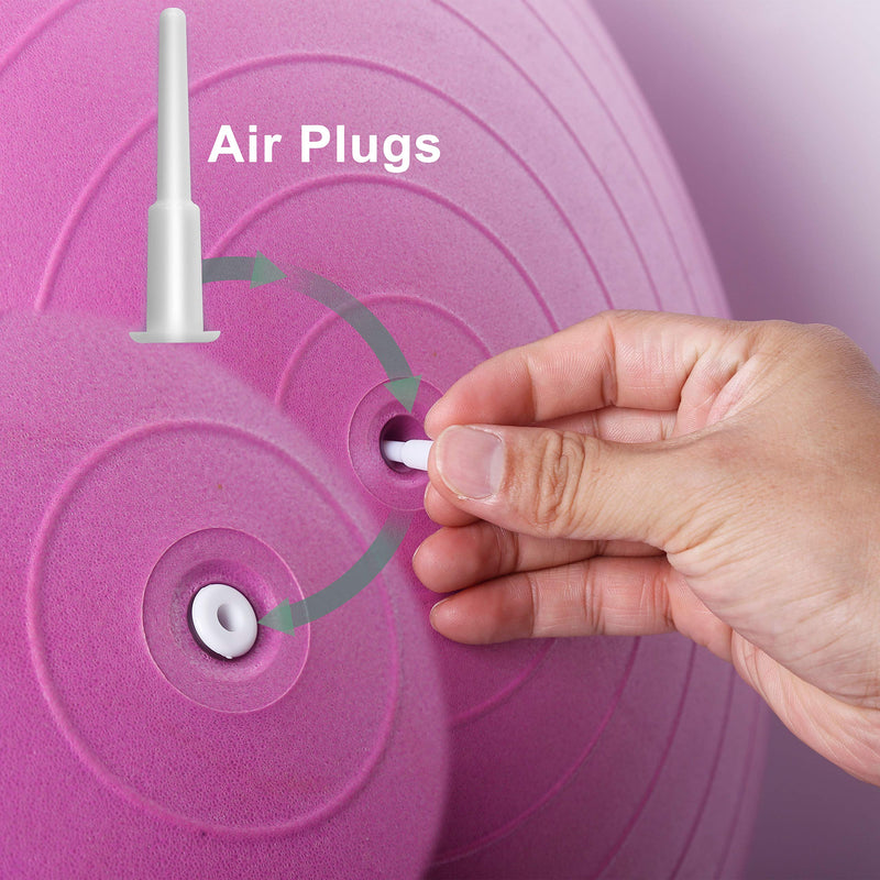 [Australia] - SKOLOO Exercise Ball Plug Replacement kit, Yoga Ball Fitness Exercise Ball Air Stopper Plug Pin Adapter Kit, Number of 1 SetsÔºå12 Pieces 