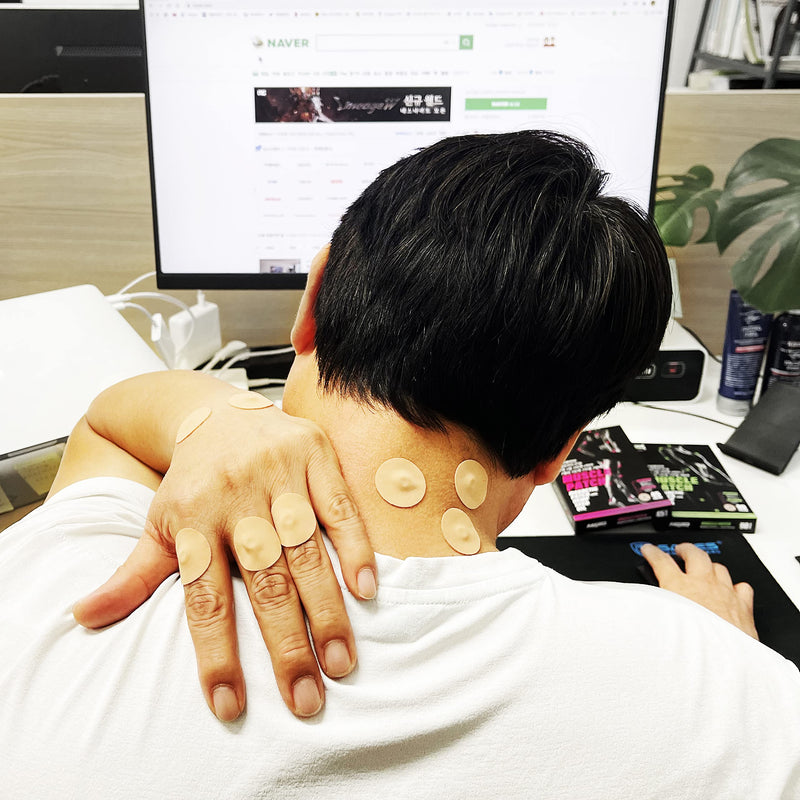 [Australia] - [45Pack] Muscle Magnetic Patch with Natural Oil, Magnetic Acupressure Patches, 1300 Gauss, Magnet Therapy, Light Magnetic Energies, Made in South Korea (45) 45 