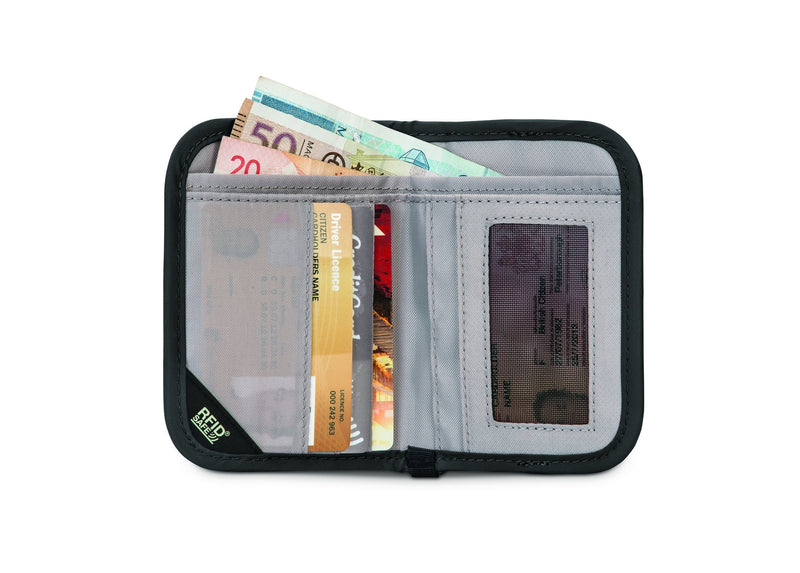 Pacsafe Rfidsafe V50 Anti-theft Blocking Compact Travel Wallet, Black
