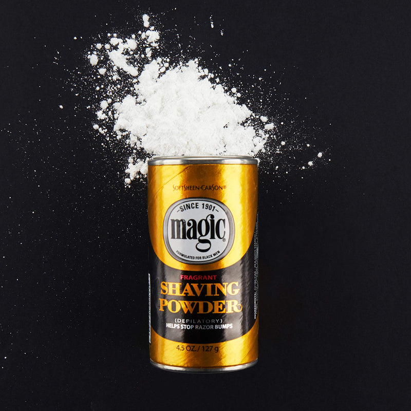[Australia] - SoftSheen-Carson Magic Razorless Shaving for Men, Magic Shaving Powder with Fragrance, Coarse Textured Beards, Formulated for Black Men, Depilatory, Helps Stop Razor Bumps, Since 1901, 4.5 oz 