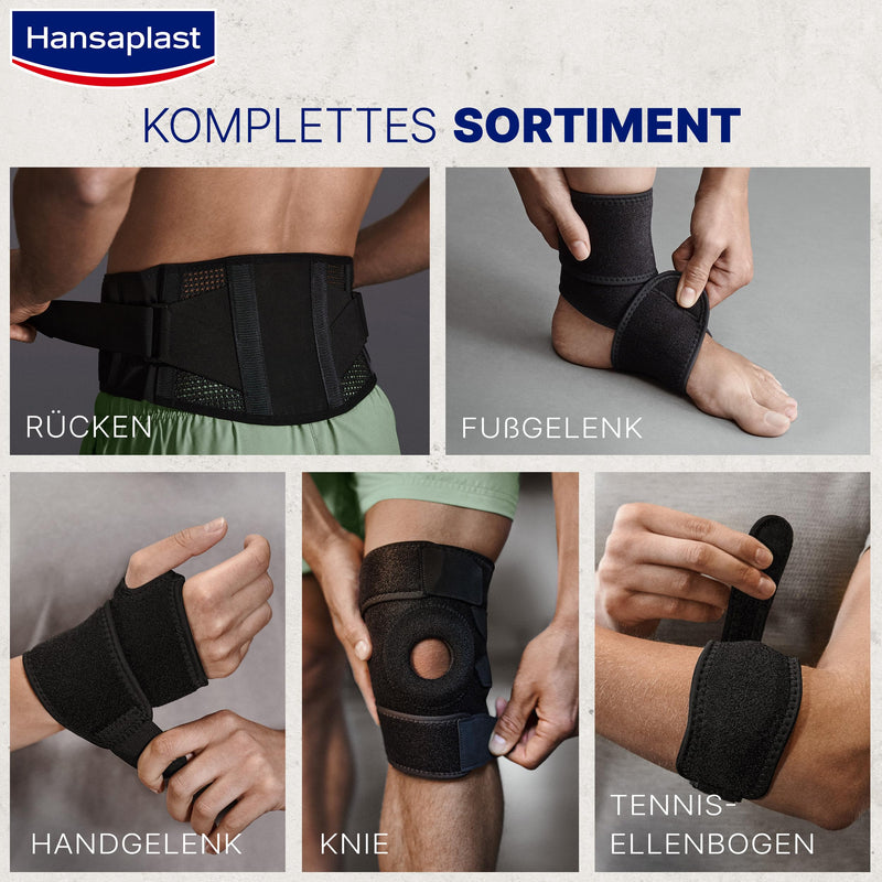 [Australia] - Hansaplast Protective back bandage, supportive bandage with individual compression level, back bandage reduces pain, one size - adjustable 