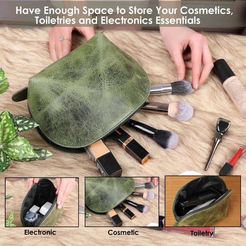 Gift for him and her, Gift for men and women, Christmas and New Year Gift, Leather Cosmetic Cases and Leather Toiletry Bag