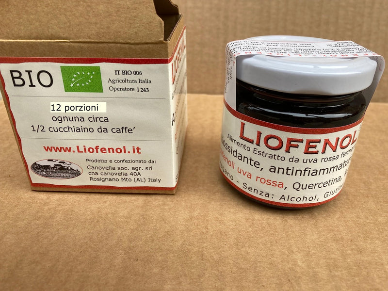 [Australia] - Liofenol 30 ml - Natural antioxidant and anti-inflammatory agent - Polyphenols, Resveratrol, Quercetin - Lyophilized extract of fermented organic red grapes 