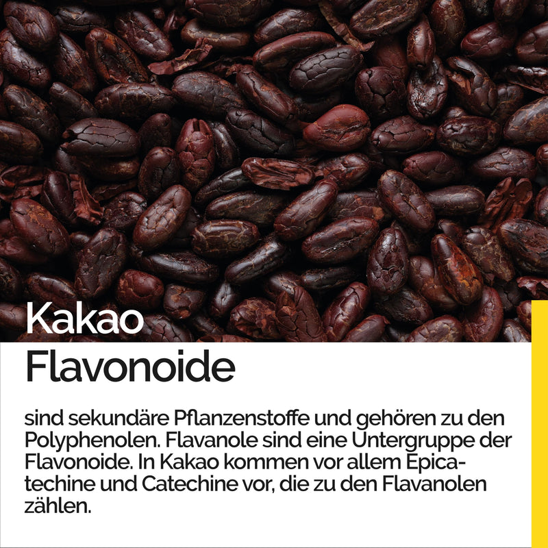 [Australia] - Cocoa flavonoids I 60 capsules I high dosage I 500 mg per daily dose I with cocoa flavanols (catechins) I made in Germany & laboratory tested 