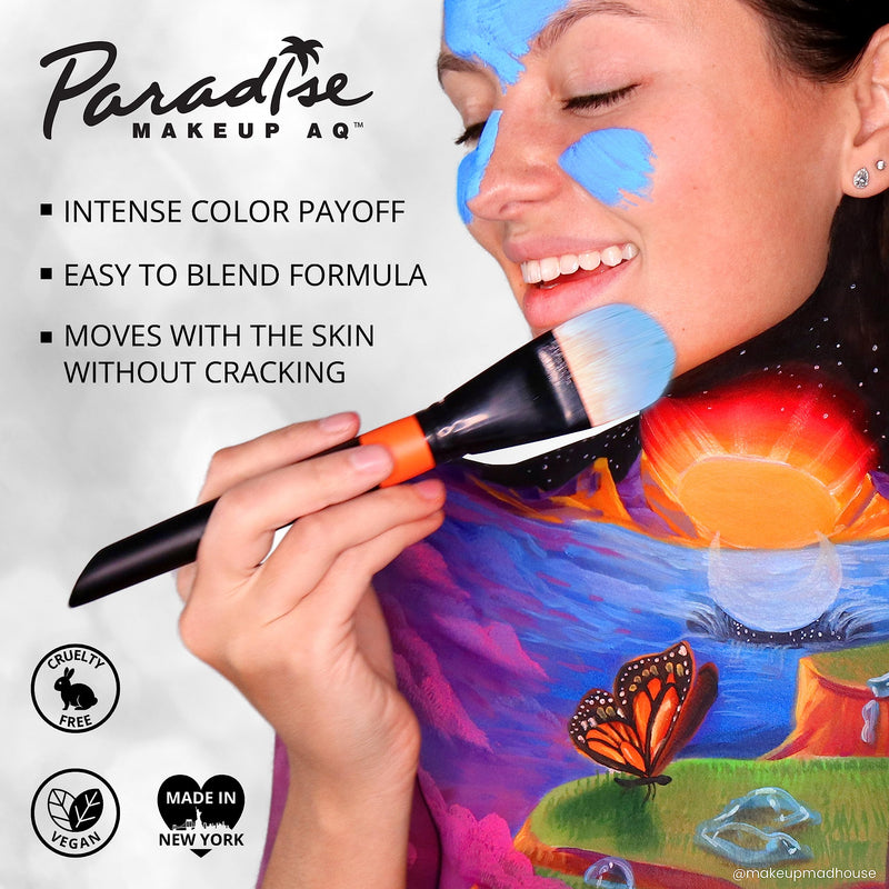 [Australia] - Mehron Makeup Paradise Makeup FX 8 Color Basic Palette | Magnetic Refillable Body Paint & Face Paint Palette | Professional & Water Activated | Costumes, SFX, Halloween, & Cosplay 