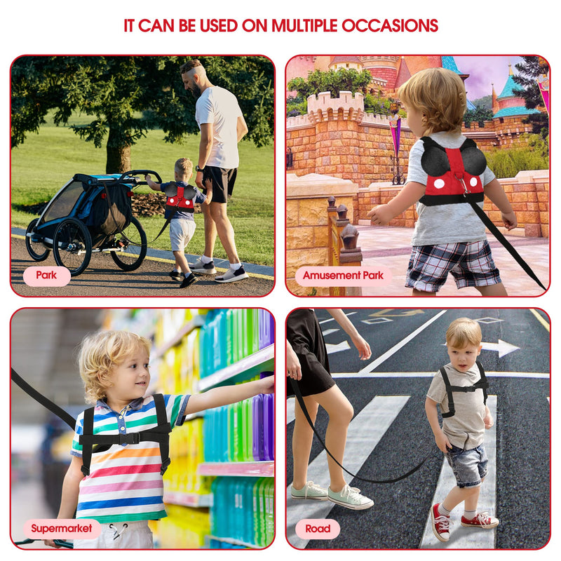 [Australia] - Toddler Leash Baby Harness Child Leash for Toddler Kids, Backpack Baby Kids Leash for Toddlers Age 1 2 3 4 5 Years Old Boys and Girls Mic 