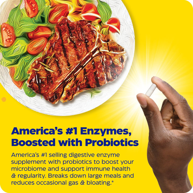 [Australia] - Enzymedica Digest Gold + Probiotics, 2-in-1 Formula for Gut Health, Digestive Enzymes & 1 Billion Active Probiotic Cultures, 90 Count (FFP) 90 Capsules (FFP) 
