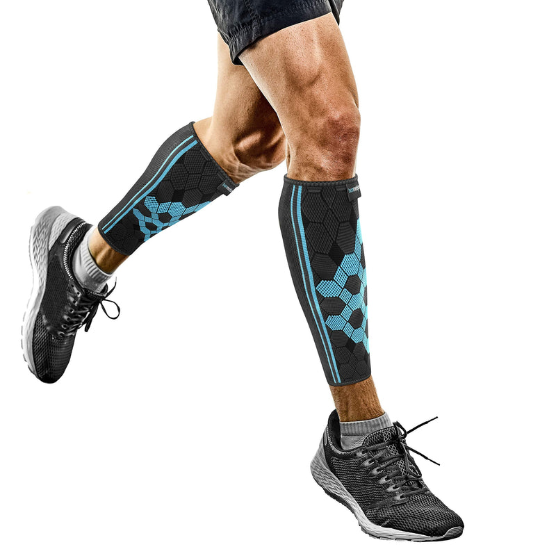 [Australia] - bonmedico calf compression for men and women, calf bandage compression for relief, calf warmer stabilization pack of 2, M M x M 