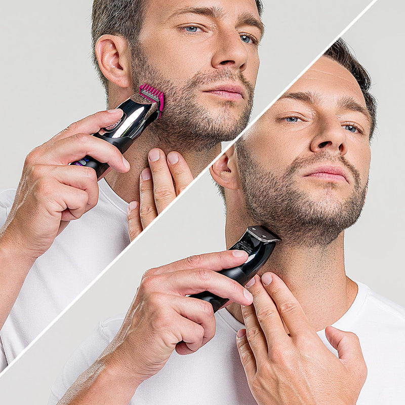 [Australia] - Wahl Color Trim Beard Trimmer, Innovative Color Coded Guide Combs, 240 Minutes Operating Time, USB Charger, Ideal for Gym and Travel, Precision Ground Blades Color Trim - Beard Trimmer 
