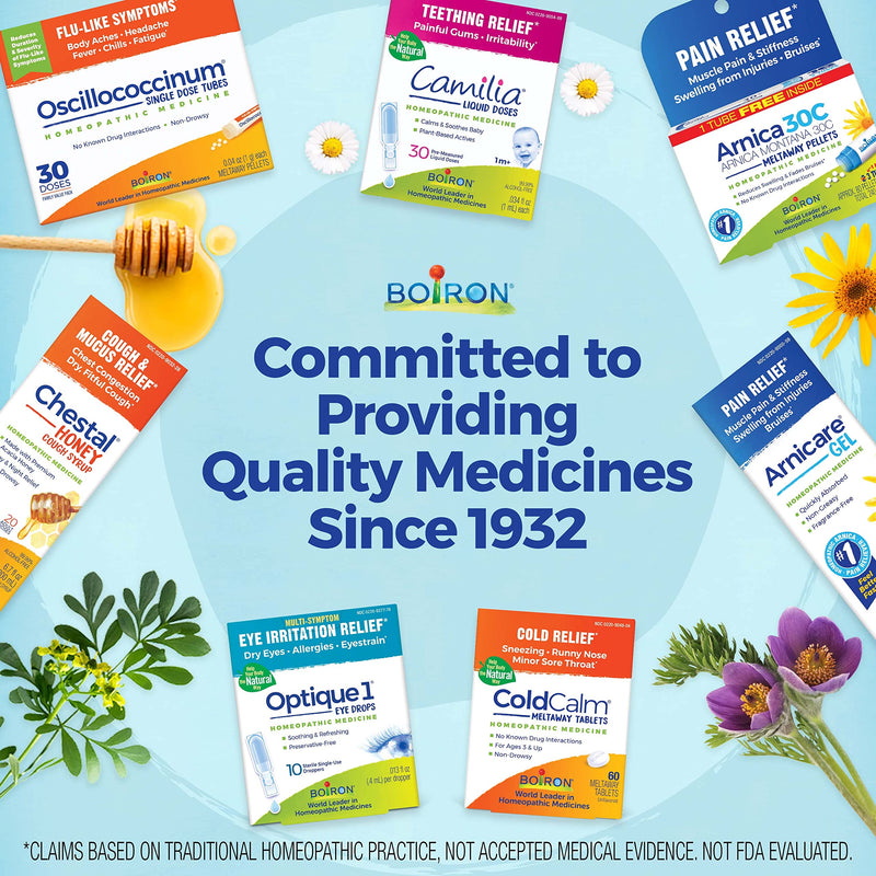 [Australia] - Boiron Causticum 30C Homeopathic Medicine for Incontinence Relief, and Reduces Bladder Leaks - 3 Count (240 Pellets) 