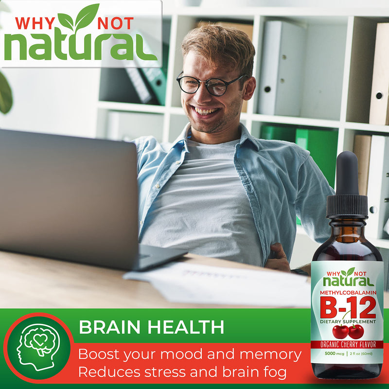 Why Not Natural B Complex and B12 Liquid Drops for Energy